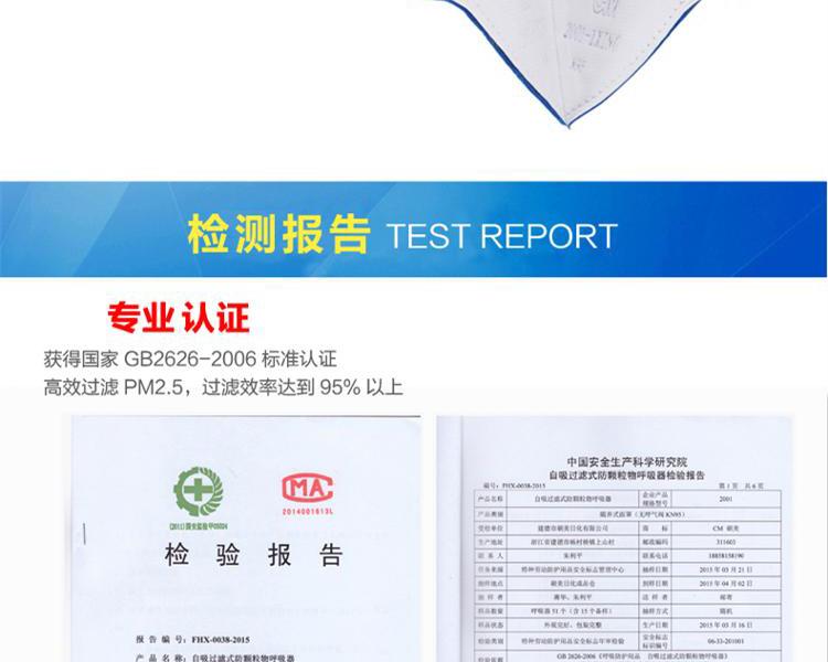 朝美2001 KN95防塵口罩圖片8