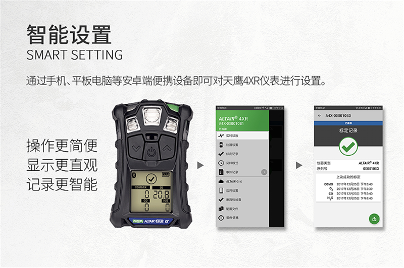 梅思安10184648（進(jìn)口版）天鷹4XR藍(lán)牙版多種氣體檢測儀圖9
