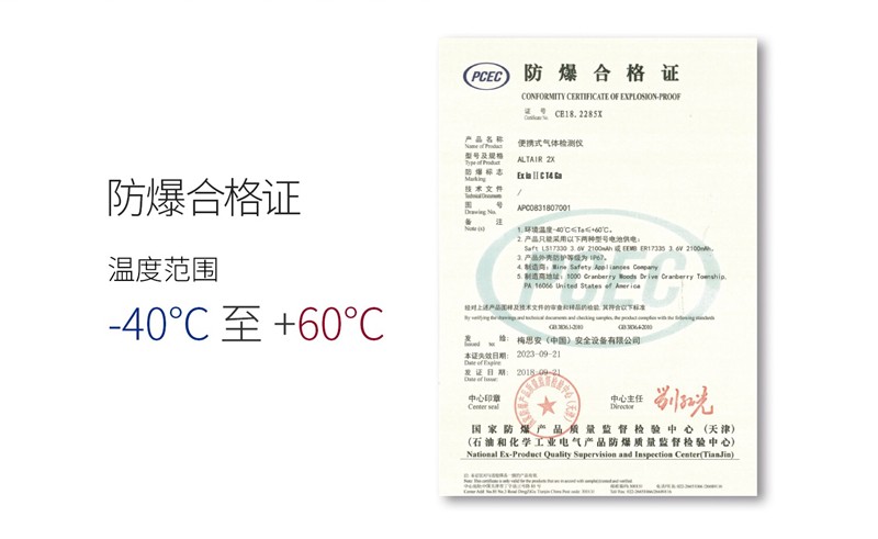 梅思安10196221（國產(chǎn)版）天鷹2XT雙氣體檢測儀圖片7