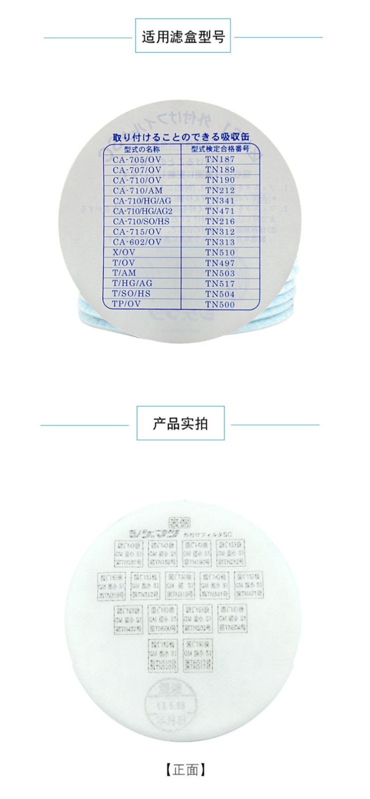 重松SC濾棉圖片