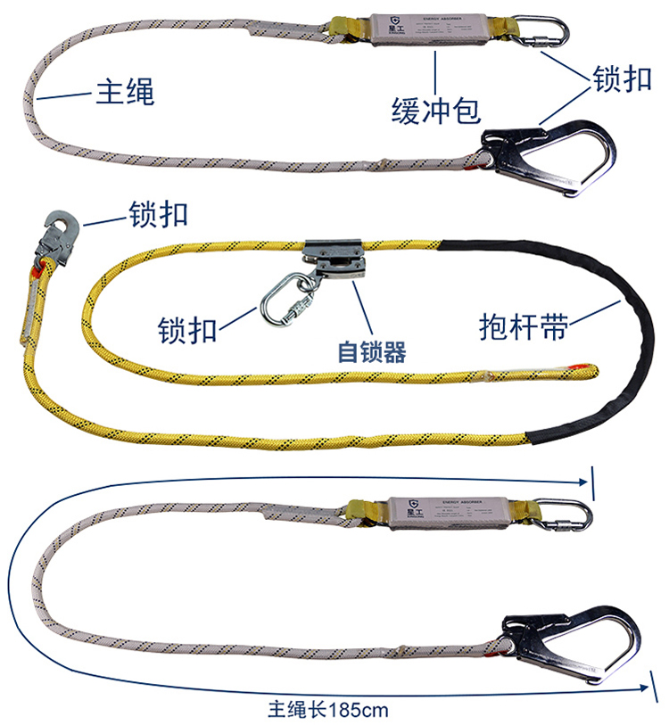 星工XGD-5高空雙繩加強(qiáng)型安全帶 圖片4