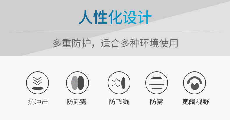 星工XGY-5防霧防飛濺透明護(hù)目鏡圖片4