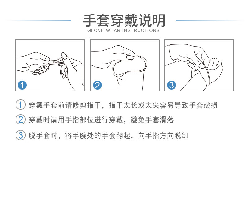 塞莫詩N908BK黑色一次性丁腈手套圖片17